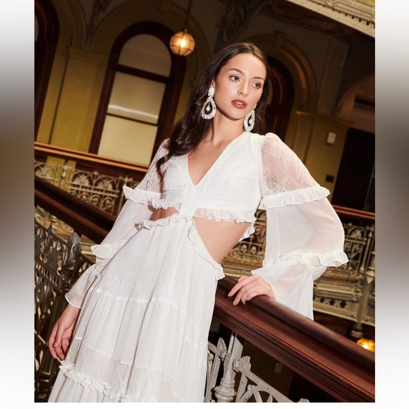 PatBo Lace Trim Maxi Dress - Picture 2 of 16